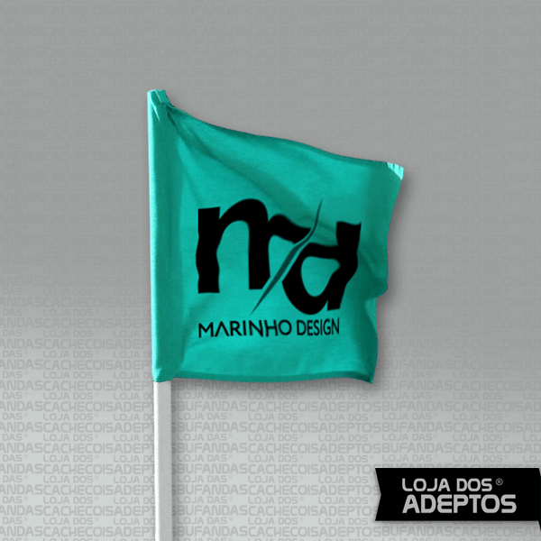 Bandeirola de Canto Marinho Design 3